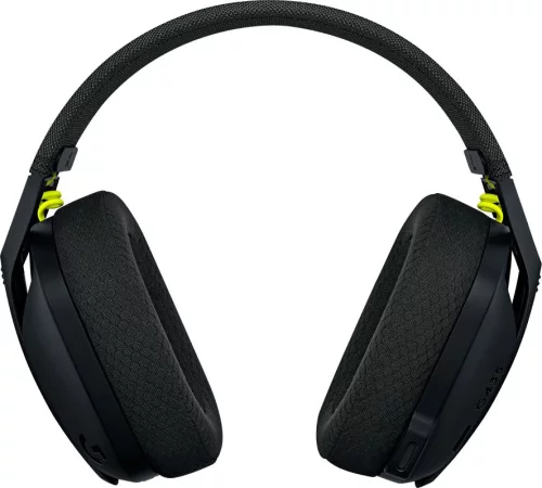 Наушники с микрофоном Logitech G435 Lightspeed черный/ желтый мониторные BT/ Radio оголовье (981-001052)