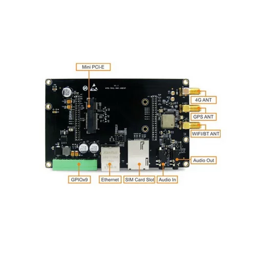 Плата разработки Myir MYB-Y6ULX-HMI-4GEXP Expansion Board for MYD-Y6ULX-HMI фото 2