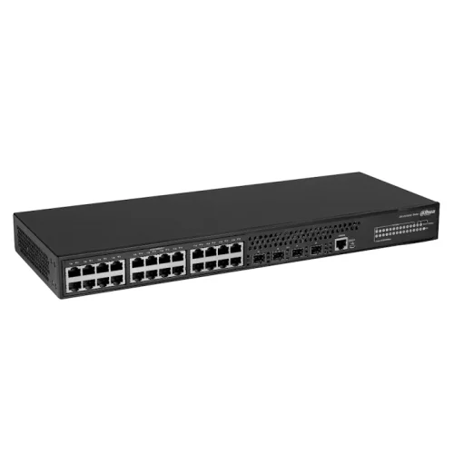 *Коммутатор DAHUA 28-портовый управляемый коммутатор, уровень L3Порты: 24 RJ45 10/ 100/ 1000Мбит/ с, 4 SFP+ 1000/ 10000Мбит/ с(uplink); питание: 100~240В(AC); грозозащита: до 6кВ (DH-AS5500-24GT4XF) фото 2