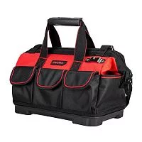 Сумка для инструментов с жестким пластиковым дном Deli DL430316 390 x 200 x 280мм, 14 карманов, плечевой ремень, ткань Оксфорд 1680D