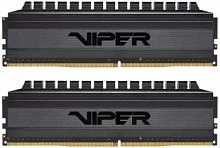 Память DDR 4 DIMM 16Gb (8GBx2) PC28800, 3600Mhz, PATRIOT Viper BLACKOUT (PVB416G360C8K) (retail)