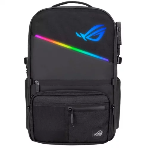 Рюкзак для ноутбука ASUS ROG Ranger Aura RGB BP3703G (90XB05X0-BBP010) (90XB05X0-BBP010) Рюкзак для ноутбука ASUS ROG Ranger Aura RGB BP3703G 17 полиэстер, полиуретан, RGB контроллер, внутренняя подсветка, черный (90XB05X0-BBP010)