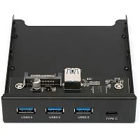 Планка USB 3.0 на переднюю панель в отсек 3.5&quot; 3xUSB-A 3.0 + 1xType-C (FP3.5-USB3-3A1C)