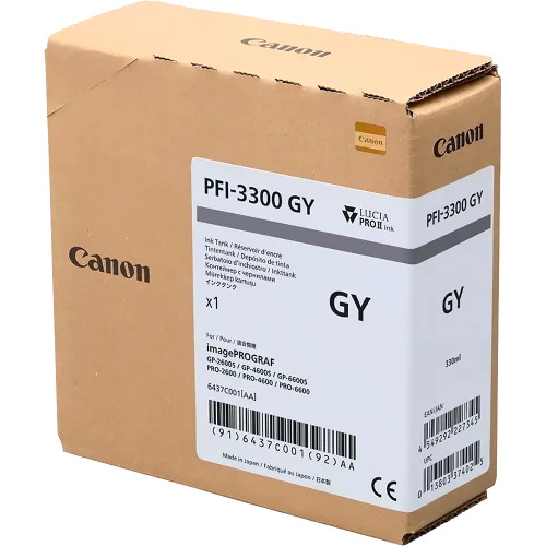 Картридж/ CANON INK PFI-3300 GREY (6437C001)