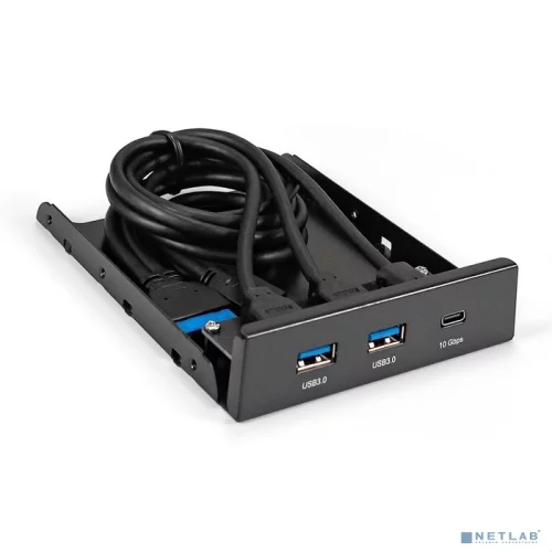 Exegate EX295471RUS Планка USB на переднюю панель ExeGate U3H-616, 3,5