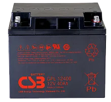 CSB Аккумуляторная батарея для ИБП (10-12 лет) (12V/ 40Ah) (GPL12400 I CSB)