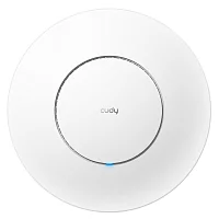 Точка доступа Wi-Fi CUDY BE3600 Wi-Fi 7 2 5G Access Point BE3600 Dual Band Ceiling Mount Wi-Fi 7 Access Point, Chipset Broadcom, 802.11be/ ax/ ac/ a/ b/ g/ n, 2880Mbps at 5GHz +688Mbps at 2.4GHz, 1 x 2.5G RJ45 Port, MU-MIMO, Suppor (AP3600)