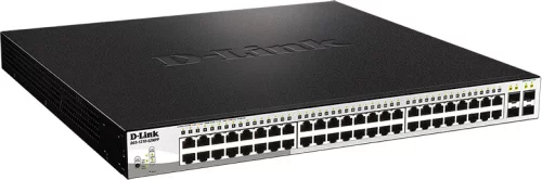 Коммутатор/ DGS-1210-52MPP Smart L2 Switch 48х1000Base-T PoE, 4х1000Base-X SFP, PoE Budget 740W, Compact CLI (DGS-1210-52MPP/E2A) фото 2