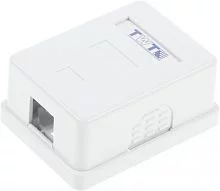 Настенная коробка 1 порт для Keystone (TWT-SA1-WH)