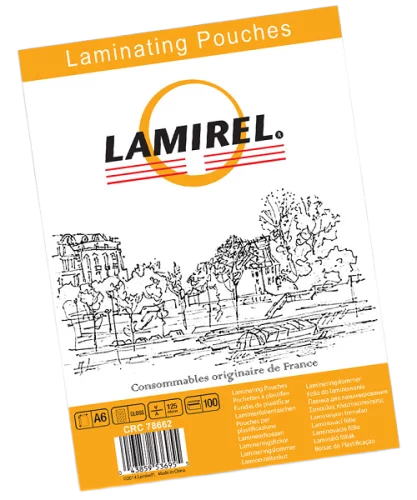Пленка для ламинирования Lamirel, А6, 125мкм, 100 шт. (LA-78662)