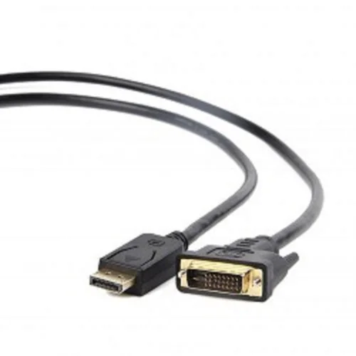 Кабель DisplayPort-DVI Gembird/ Cablexpert 3м, 20M/ 19M, черный, экран, пакет(CC-DPM-DVIM-3M)