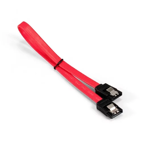 Exegate EX294730RUS Кабель SATA ExeGate EX-CC-SATA-DATA-0.3L (7pin/ 7pin, металлические защелки, 0,3м)