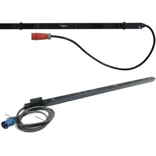 БРП Uniprom, с мониторингом, 0U, 400В, 3Ф, 16A, 36xC13 12xC19, 3м кабель, IEC309 (UP8881)