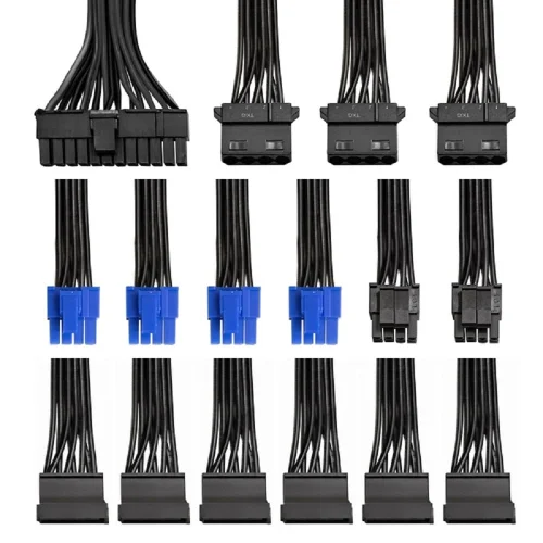 Exegate EX292204RUS Серверный БП 600W ExeGate ServerPRO 80 PLUS® Bronze 600PPH-SE (ATX, for 3U+ cases, APFC, КПД 85% (80 PLUS Bronze), 12cm fan, 24p, (4+4)p, PCIe, 5SATA, 3IDE, black) фото 3