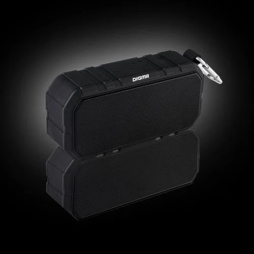 Колонка порт. Digma S-40 черный 10W 1.0 BT 2000mAh (SP4010B) фото 2