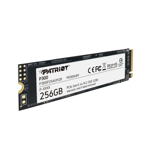 Твердотельный накопитель Patriot P300 SSD M.2 2280 256Gb PCI-E 3.0 x4 3D QLC 1700/ 1100MB/ s IOPS 290K/ 260K (P300P256GM28) фото 4