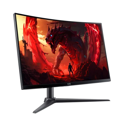 Монитор ACER Nitro XZ270UX6bmiiphx (UM.HX0CD.603) Монитор ACER Nitro XZ270UX6bmiiphx 27, ZeroFrame, Curved 1500R, Black, 16:9, VA, 2560x1440, 1 / 0,5 (GTG, Min.)ms, 250cd, 220Hz, 2xHDMI(2.1) + 1xDP(1.4) + SPK + Audio Out, Speakers 2Wx2, sync: FreeSync Premium, hdr: HDR 10, hadj (UM.HX0CD.603) фото 2
