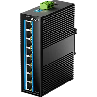 Промышленный коммутатор/ 8-Port 10/ 100M Aluminum Industrial PoE+ Switch, 8 10/ 100M Ports, 802.3at/ af, Din-rail design, Power supply: DC 9.6~57V work temperature:-40°C-75°C, Power Adapter Not Included (IF1008P)