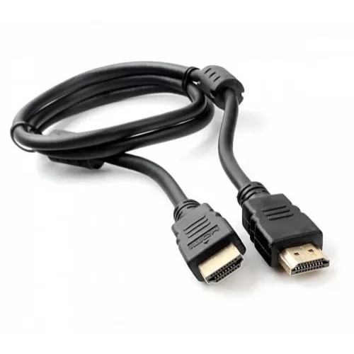 Кабель HDMI Cablexpert CCF2-HDMI4-1M, 19M/ 19M, v2.0, медь, позол.разъемы, экран, 2 фер.кольца, 1м, черный пакет
