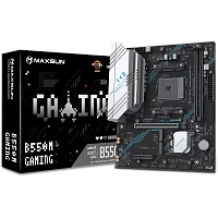 Материнская плата Maxsun MS-B550M GAMING WIFI B550, AM4, 2*DDR4, 1*PCIEx16, 1*PCIEx4, 1*PCIEx1, 2*M.2, 4*USB3.2Gen1, 6*USB2.0, 2*SATA3.0, 1G, DP, HDMI, M-ATX, RTL (6940709661901)