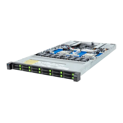 Шасси серверное Gigabyte Server Platform R183-Z94 Rev.3x / 1U / 2xAMD (9004/ 9005) / 2xHS / 24xDIMM / 12xSFF NVME/ SAS/ SATA + 3xM.2 PCIe Gen3 / 2xGbE / 2xOCP 3.0 / 2xFHHL / 2x1600W / Rails (R183-Z94-AAV1)
