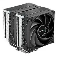 DEEPCOOL AK620 LGA20XX/ 1700/ 1200/ 115X/ AM5/ AM4 (8шт/ кор, TDP 260W, PWM, DUAL Fan 120mm, 6 тепл. трубок, черный) RET