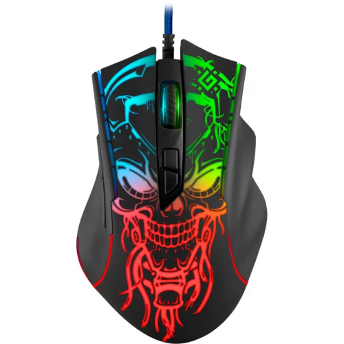 Defender Проводная игровая мышь Bulletstorm GM-928 7кнопок,7200dpi (52928)