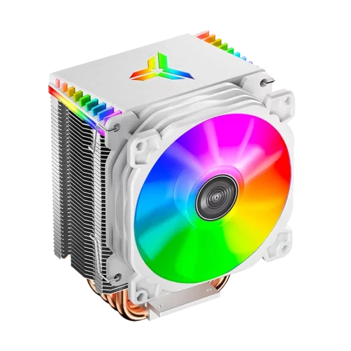 Кулер для процессора/ CPU Cooler JONSBO CR-1400 ARGB (160W, 4-pin PWM, 126mm, Al/ Cu, 4x6mm, ARGB, 1x92mm, 36.0CFM, 30.5dBA, 2300RPM, S: 1700/ 1200/ 115X, AM4/ AM5 White) (CR-1400 ARGB(WHITE))