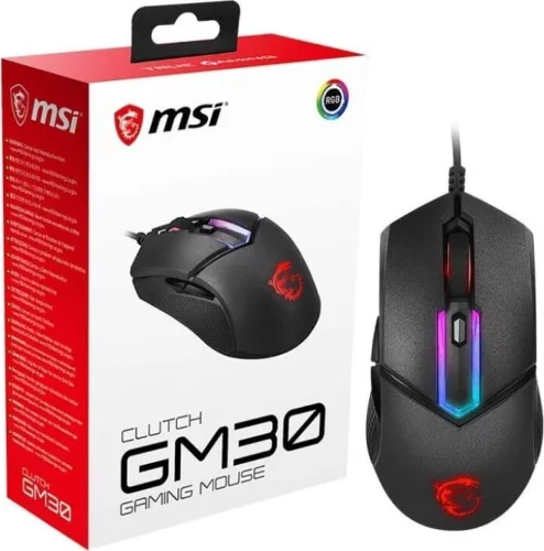 Мышь игровая MSI Clutch GM30, Wired, DPI 6200, RGB lighting (S12-0401850-D22) фото 2