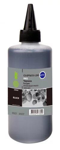 Чернила Cactus CS-EPT6731-250 T6731 черный 250мл для Epson L800/L810/L850/L1800