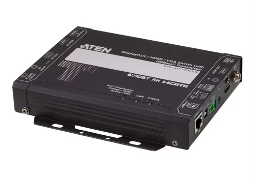ATEN DisplayPort / HDMI / VGA Switch with HDBaseT Transmitter (VE3912T-AT-G)