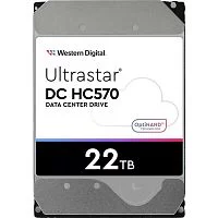 Жесткий диск/ HDD WD SAS Server 22Tb Ultrastar DC HC570 7200 12Gb/s 512MB 1 year warranty (WUH722222AL5204)