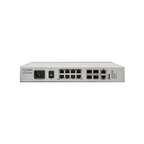Коммутатор/ Управляемый Ethernet коммутатор L2+ c PoE, модель ACS1700-8P4X, кол-во портов и типы интерфейсов:8x1G (RJ45) сетевые стандарты PoE(IEEE802.3 (ACS1700-8P4XA1000)
