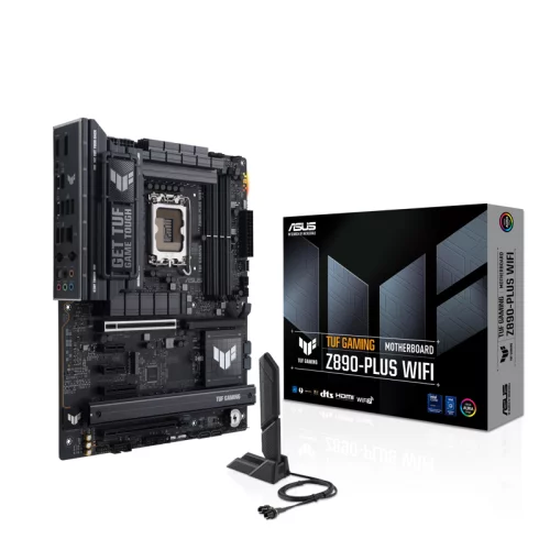Материнская плата/ MB ASUS INTEL Z890 s1851, 4xDDR5(192GB), 1xPCIe 5.0x16, 1xPCIe 4.0x16, 1xPCIe 4.0x4, 2xPCIe 4.0x1, 1xLAN (2.5GbE), Wi-Fi, BT, 4xSATA 6Gb/s, 4xM.2, 1xThunderbolt 4 (USB-C), 1xUSB-C, 6xUSB 3.2, ATX, 90MB1IQ0-M0EAY0