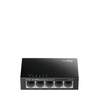 Коммутатор/ 5-Port 10/100 Mbps Desktop Switch, 5 10/100M RJ45 Ports, Loop Detection, Metal Case, Power Saving, Plug & Play (FS105)