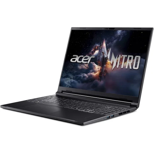 Ноутбук Acer Nitro V 16S ANV16S-71-71MF Intel Core 7 240H/16Gb/SSD1Tb/RTX5060 8Gb (85W)/16/IPS/WQXGA/2560x1600/180Hz/NoOS/Black/2.1kg (NH.U28CD.004) фото 8