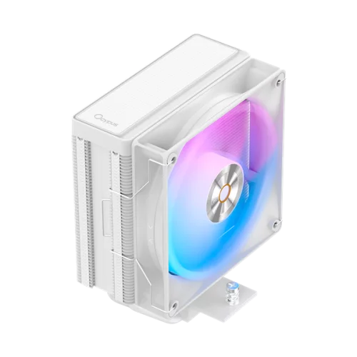 Кулер для процессора Ocypus Delta A40 WH ARGB, 120mm ARGB FAN, Top Panel, 4 HEAT PIPES, 4-PIN PWM, 500-2000 RPM, 29DBA, HYDRO BEARING, LGA115X/1200/1700/18XX, AM4/AM5