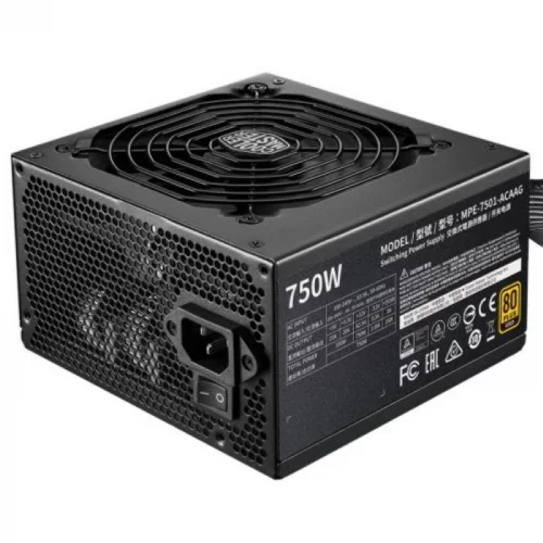 Блок питания 750 Ватт/ Power Supply Cooler Master MWE Gold 750 V2, 750W, ATX, 120mm, 24pin, 12xSATA, 4xPCI-E(6+2), APFC, 80+ Gold фото 2