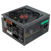 Ginzzu PB450 12CM 80+ black,APFC,20+4p,1 PCI-E(6+2), 4*SATA, 2*IDE, OEM