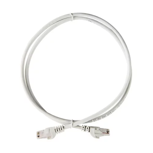 Коммутационный шнур (патч-корд), кат.5Е UTP, LSZH, 1м, серый (PC01-C5EUL-1M)