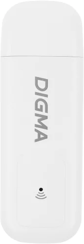 Модем 3G/ 4G Digma Dongle Wi-Fi DW1960 USB Wi-Fi Firewall +Router внешний белый (DW1960WH)
