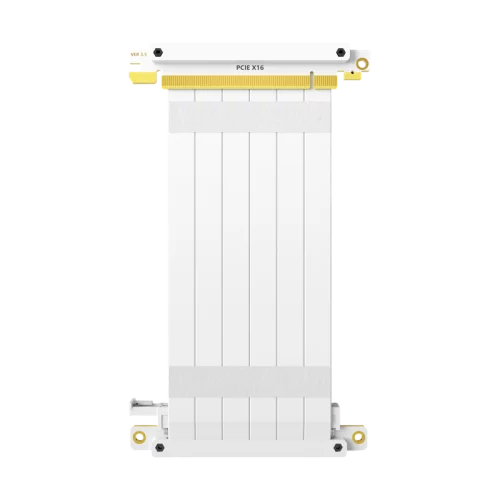 Кабель для корпуса/ Cable PCCooler PCI-Express4.0 PCIE 3.0/PCIE 4.0 X16 Graphics Card Extension Cable 185mm (PCI-E3.0 WH) White
