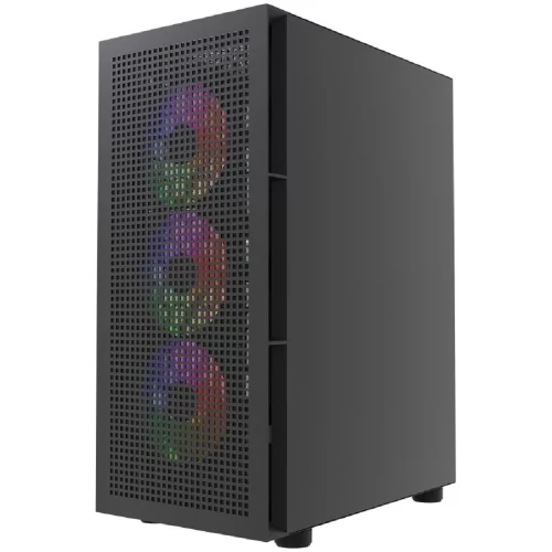 Powercase Mistral EA17, Tempered Glass, 4x 120mm ARGB PWM Fan, чёрный, ATX (CMAEA17-A4) фото 2