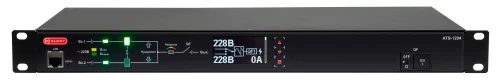 ELEMY ATS, 1U, 220B, 32A, Индикация: OLED-дисплей, Мониторинг: WEB, SNMP, Modbus-TCP, Вход (2) IEC309 кабель 2.4м, Выход (2) C19 (9) C13 (ATS-1204/ 32) (ATS-1204/32)