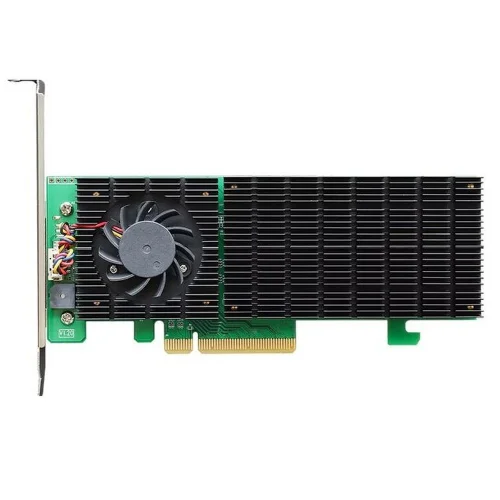Плата расширения HighPoint SSD7202, PCIe 3.0 x8, Ports: 2x M.2 (2242/ 2260/ 2280), Board: LowProfile, Bootable, RAID: 0, 1 (SSD7202-212R1C)