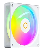 Вентилятор для корпуса Ocypus Gamma F12 Elite WH ARGB REVERSE BLADE, 120x120x25mm, 4-PIN PWM, 600-1800 RPM, 26 DBA MAX, HYDRO BEARING