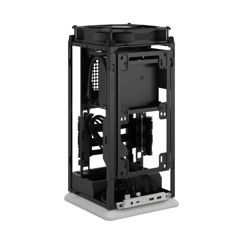 Корпус без блока питания/ Case Fractal Design Mood, Mini-Tower, 1x180mm, 2xUSB-A 3.0 + 1xUSB 3.2 Type-C, SFX PSU Support, mITX Light Gray (FD-C-MOD1N-01) фото 9
