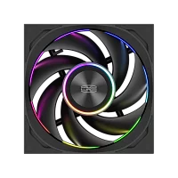 Кулер для корпуса/ Case Cooler PCCooler F7 X120 ARGB BK (120x120x28mm, 4-pin PWM, ARGB, 83CFM, 33.1dBA, 3000RPM, Black)