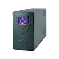 Линейно-интерактивный ИБП ДКС серии Info LCD, 2000 ВА/1200 Вт, 1/1,2xIEC C13, 2xSchuko, USB + RJ45, LCD, 2x9Aч (INFOLCD2000SI)