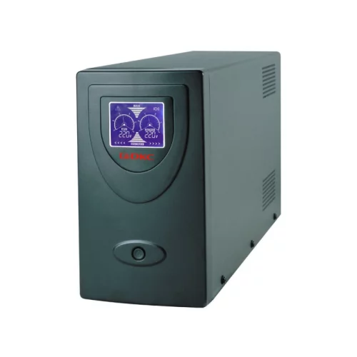 Линейно-интерактивный ИБП ДКС серии Info LCD, 2000 ВА/1200 Вт, 1/1,2xIEC C13, 2xSchuko, USB + RJ45, LCD, 2x9Aч (INFOLCD2000SI)